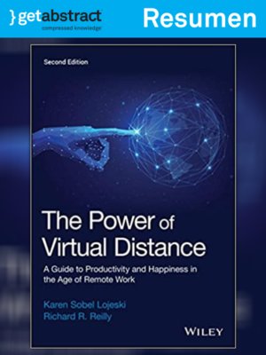 cover image of El poder de la distancia virtual (resumen)